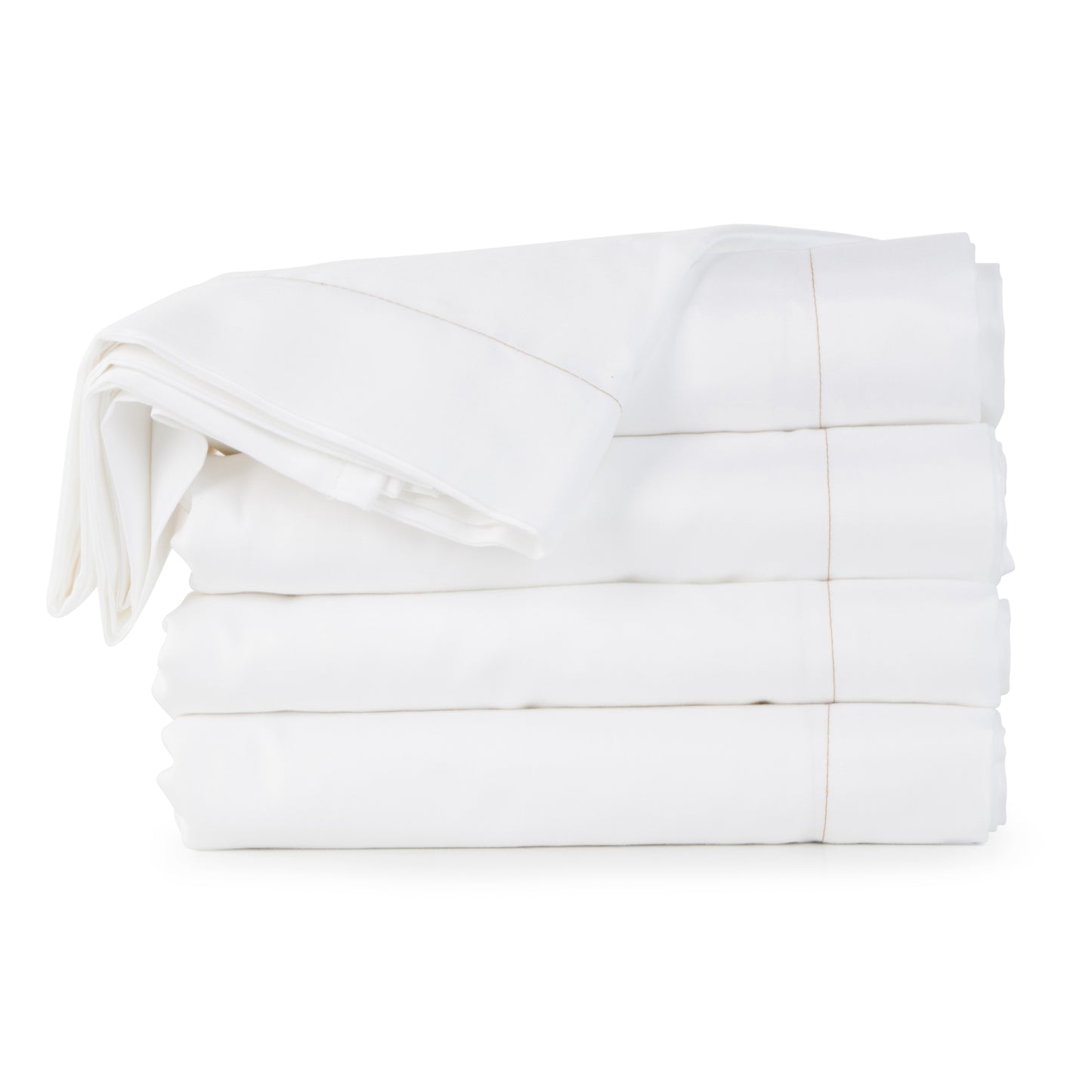 BOKSER Linden Hospitality 200 Thread Count Cotton-Poly Blend Percale - Flat Sheet