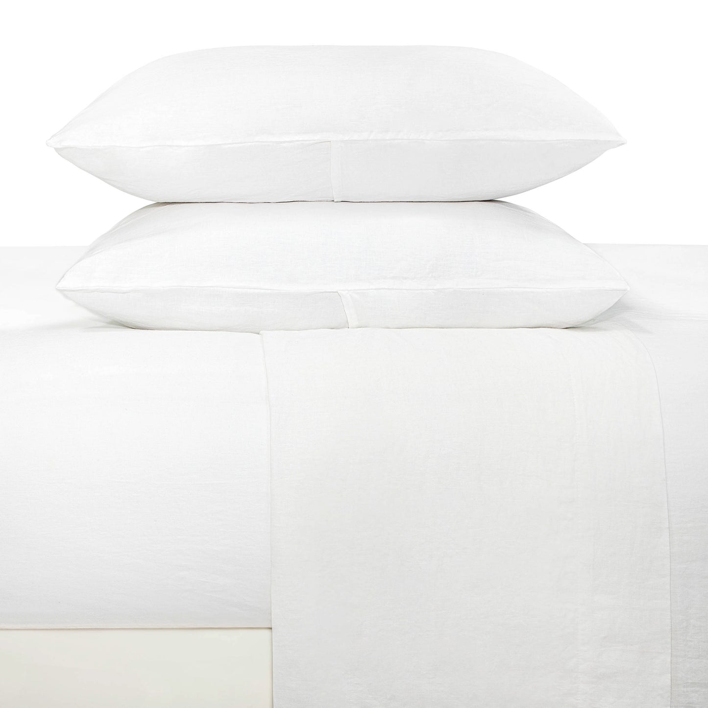 BOKSER Linden Hospitality 200 Thread Count Cotton-Poly Blend Percale - Flat Sheet